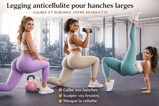 Legging anticellulite pour hanches larges : galbez et sublimez votre silhouette
