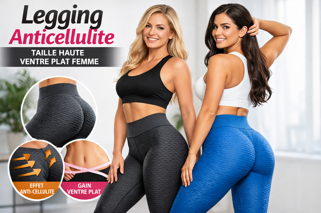 Legging anticellulite taille haute ventre plat femme : l’allié secret de votre silhouette
