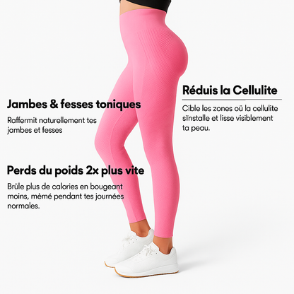 Legging anticellulite : Rose