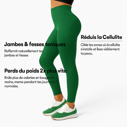 Leggings Anticellulite : vert