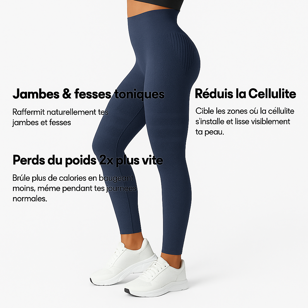 Leggings Anticellulite : Bleu