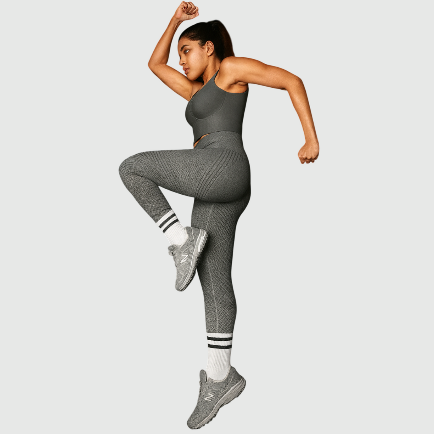 Leggings Anticellulite : Gris